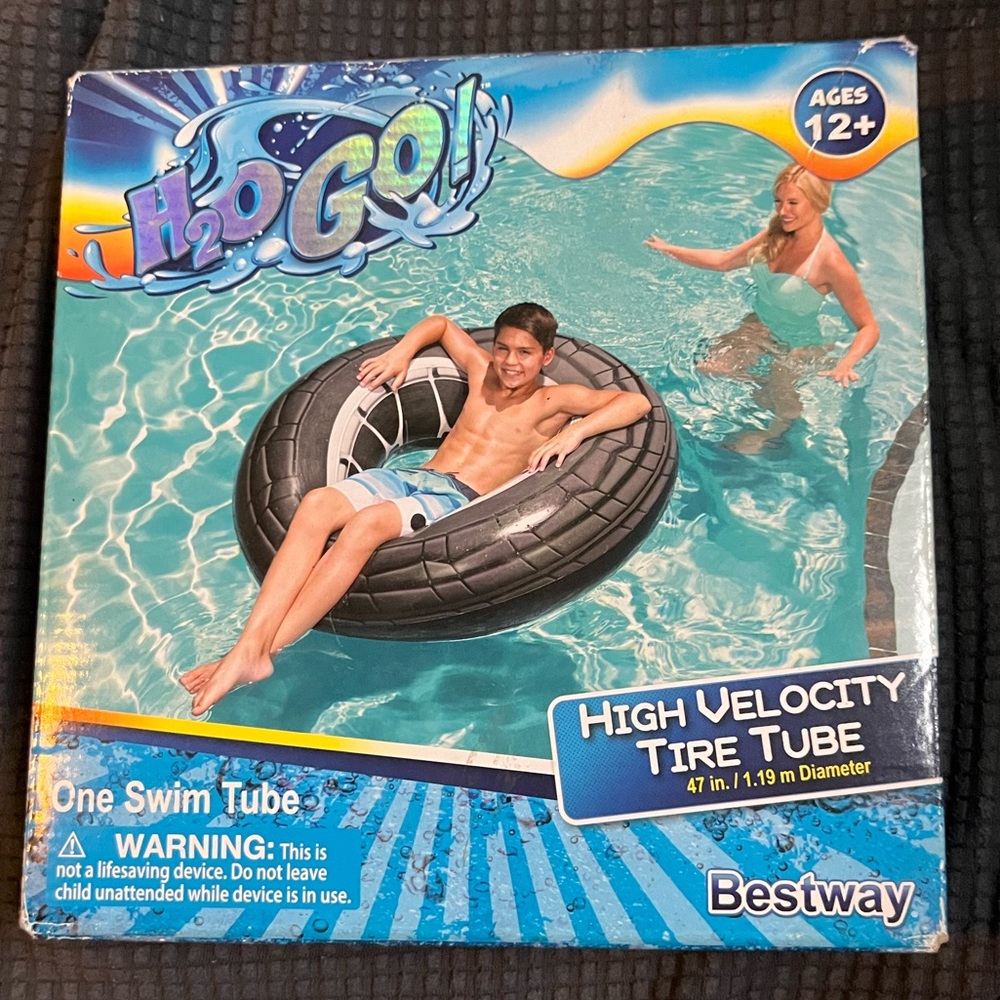 H2O GO! High Velocity Tire Pool Swimming Tube
